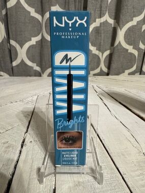 NYX Brights Matte Liquid Eyeliner - Cyan Simp